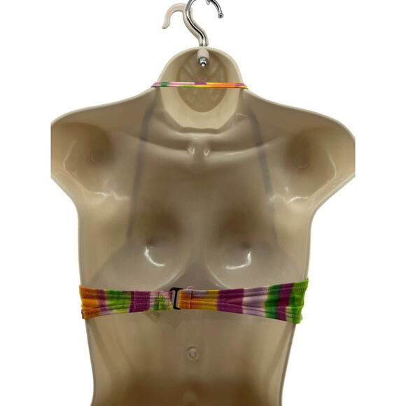 Victoria's Secret Multicolor Watercolor Bandeau Bikini Swimsuit Small / 34B - Picture 5 of 13